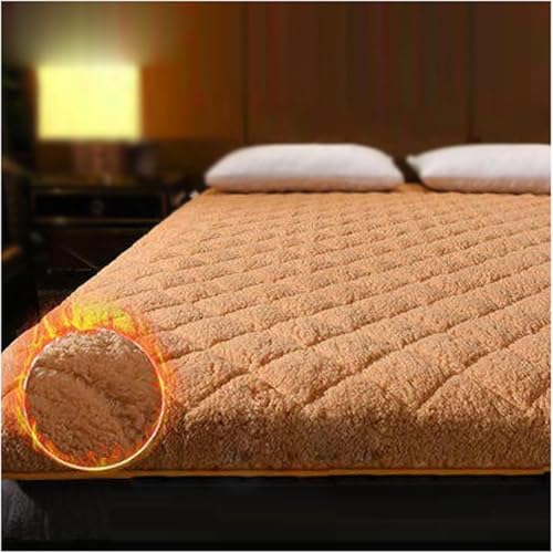 Colchón futón de 9 cm, colchón Plegable para Dormitorio de Estudiantes, colchón para Invitados de Varios tamaños, colchón tamaño Queen, colchoneta portátil para Acampar
