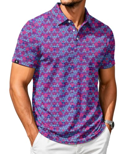 SWISSWELL Funny Golf Shirts for Men