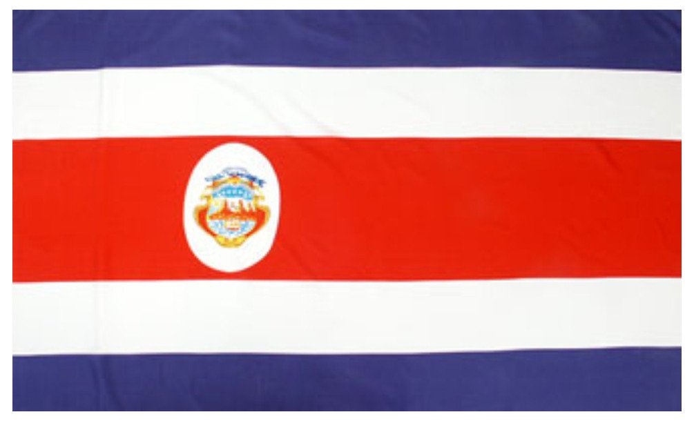Costa Rica National Flag 5ft x 3ft