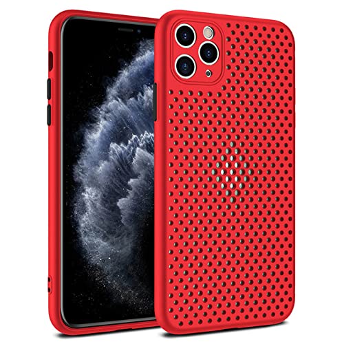 Coque de téléphone haut de gamme ventilée nid d'abeille pour iPhone XS Max et 13
