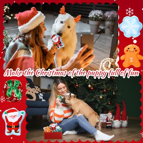 Juguetes Navideños Mordibles para Perros, 8 Piezas miniatura 5