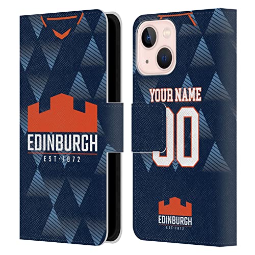 Protection iPhone 13 Mini Edinburgh Rugby avec fentes cartes et cuir
