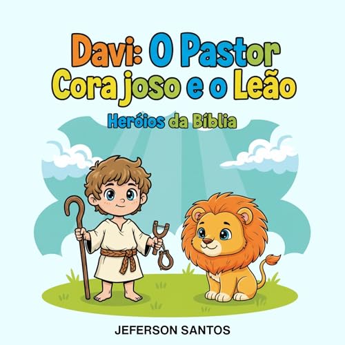 Davi: O Pastor Corajoso e o Leão: Uma história infantil de corage...