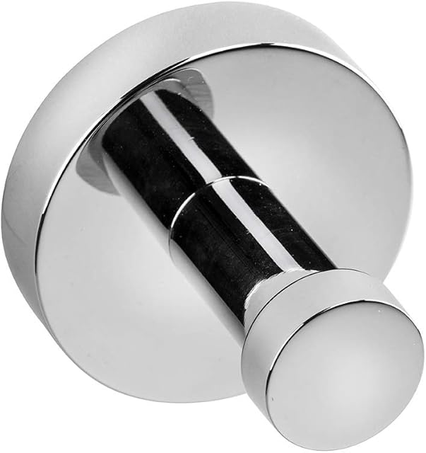 Croydex QM481741 Flexi-Fix Epsom Robe Hook, Chrome