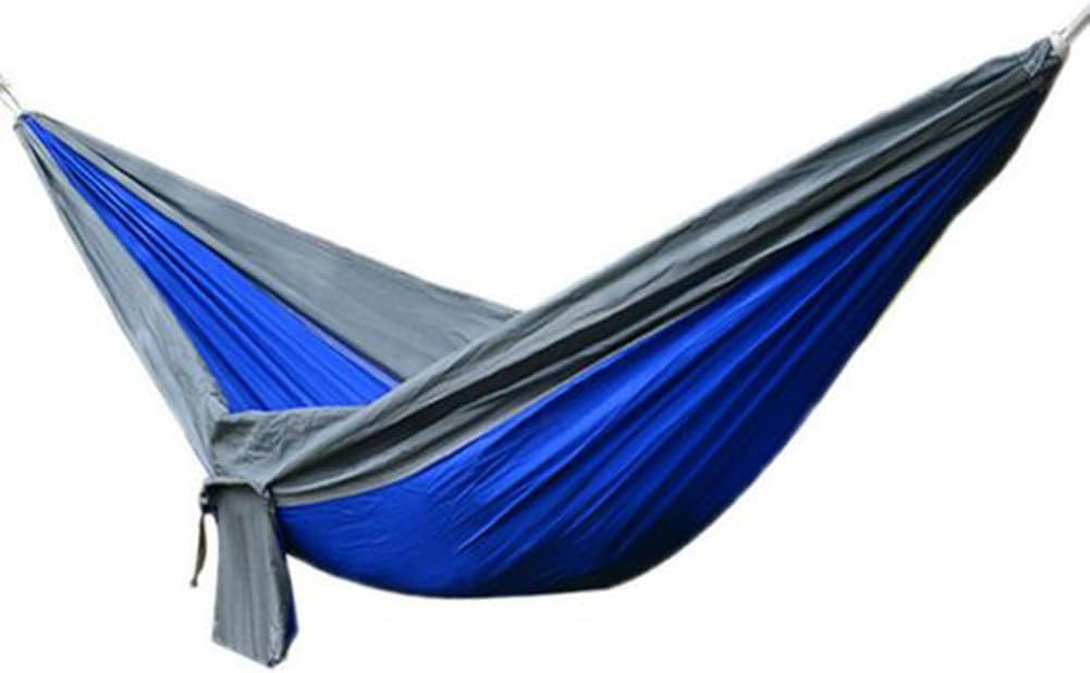 Linuo Hammock for Light Travel Camping Hiking Backpacking 500 Pounds Maximum Capacity Blue Grey