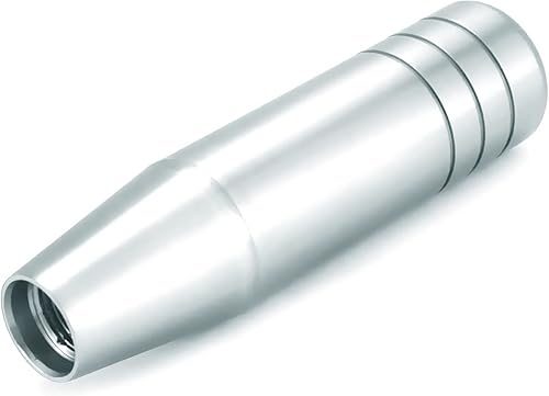 Vista 32 de Lunsom Pomo de palanca de cambios de aluminio de 5 pulgadas, mango de palanca de cambios de aleación larga, cabezal de cambio automático