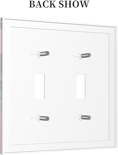 Vista 1000 de Cubiertas decorativas de salida de estrella de mar playera, tablero de madera azul de concha de mar de 1 banda, decoración individual GFCI, placa