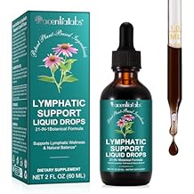 Advanced Lymphatic Support Liquid Drops - 21-in-1 Herbal Complex for Natural Fluid Balance & Immune Wellness - Fast Absorption, Sugar & Alcohol Free