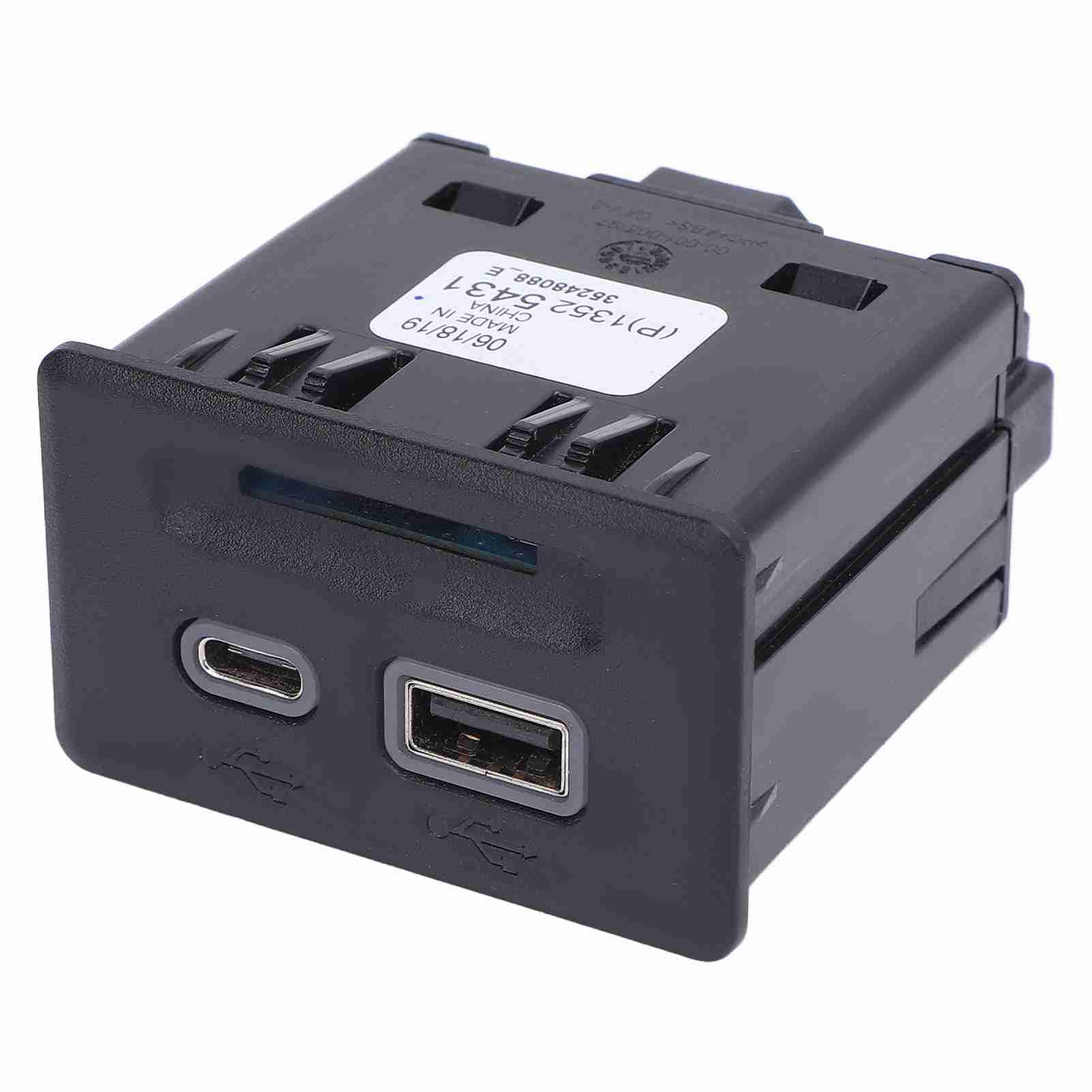 Jiawu Adaptador de Conector Auxiliar USB para CT6 XT4 XT6 XTS, Rendimiento Mejorado para una Fácil Conexión de Dispositivos, Plug and Play