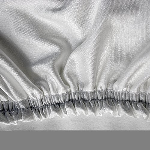 Image of Coverking Custom Fit Car Cover for Select Chevrolet Corvette Models - Satin Stretch (Pearl White)