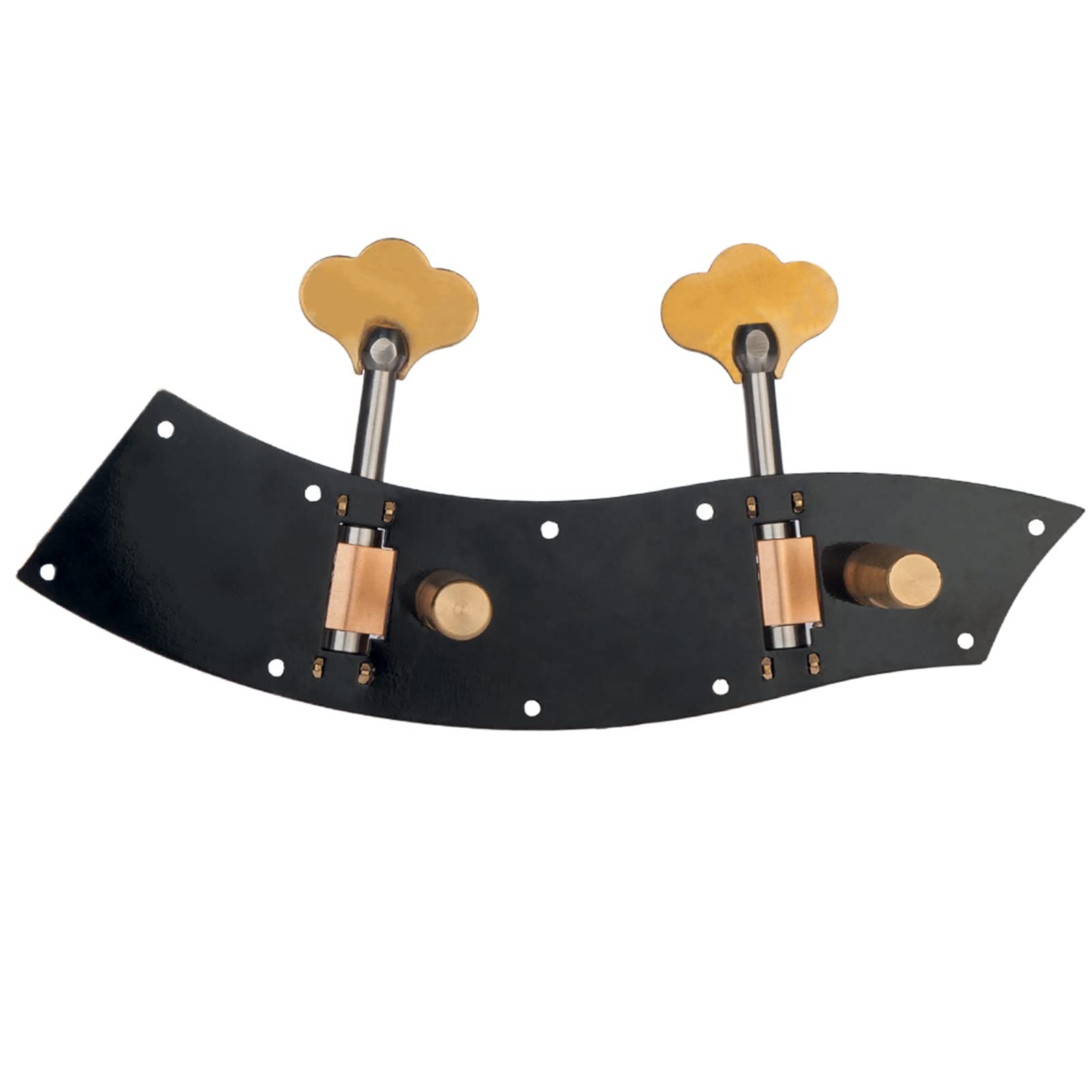Meccanico accordatore Abbaviato Double Bass Dual Tuning Tuner Tuner Tester Machine Testa 2 Sinistra 2 Destra Per 4/4 3/4 Accessori Per Violino Doppio Basso