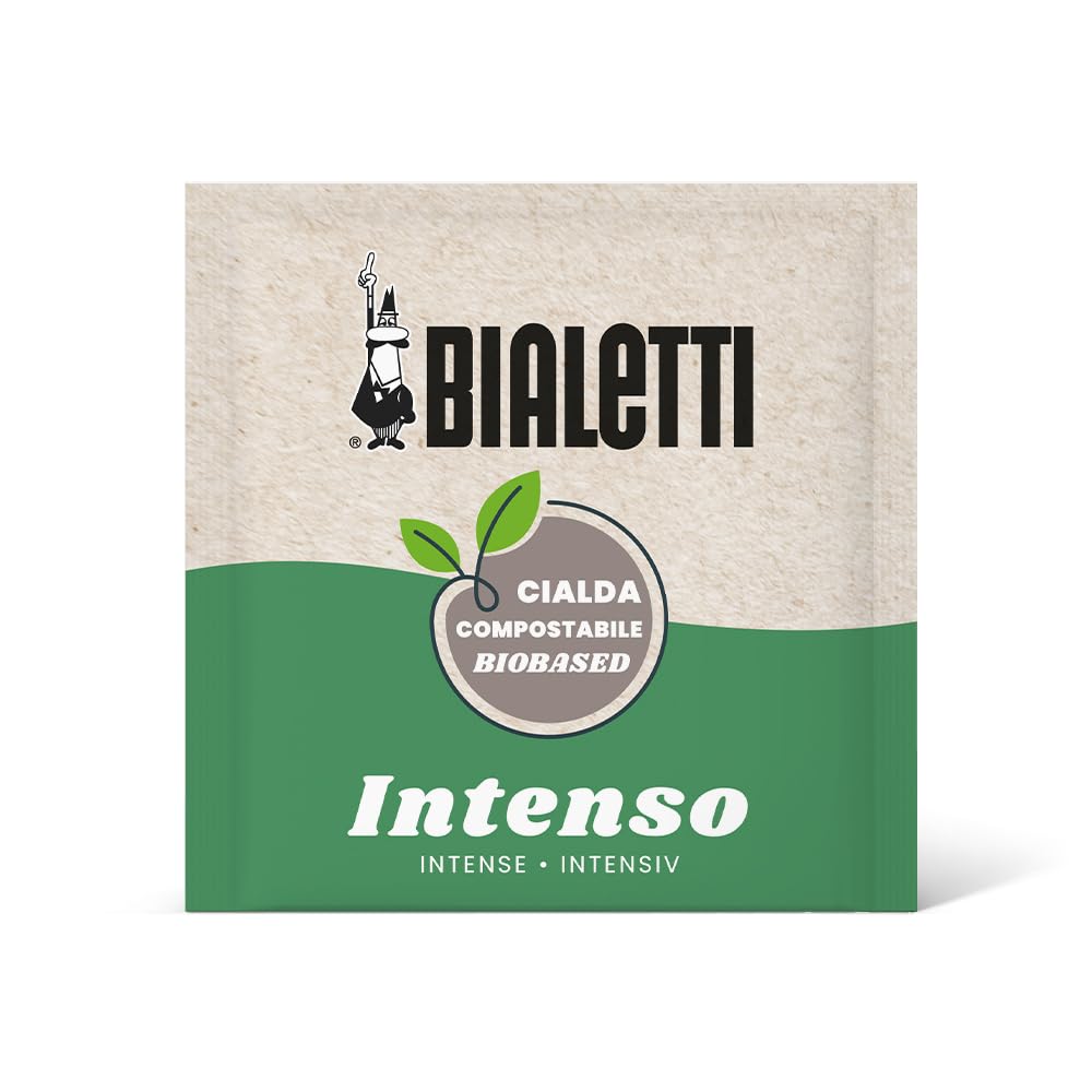 Bialetti Einzelportionspads, Box 50 Stück, Intenso (Packung mit 4)
