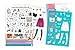Make It Real Fashion Design Sketchbook for Girls - Pretty Kitty Cat-Themed Design Kit with Stencils, Stickers, Guide - Unleash Creativity, Develop Skills, for Kids Ages 6