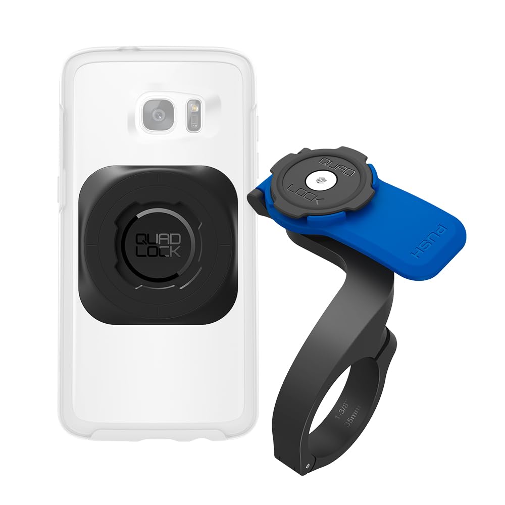 Quad Lock Support Téléphone Vélo Guidon Avant (V3) avec Adaptateur Universel MAG