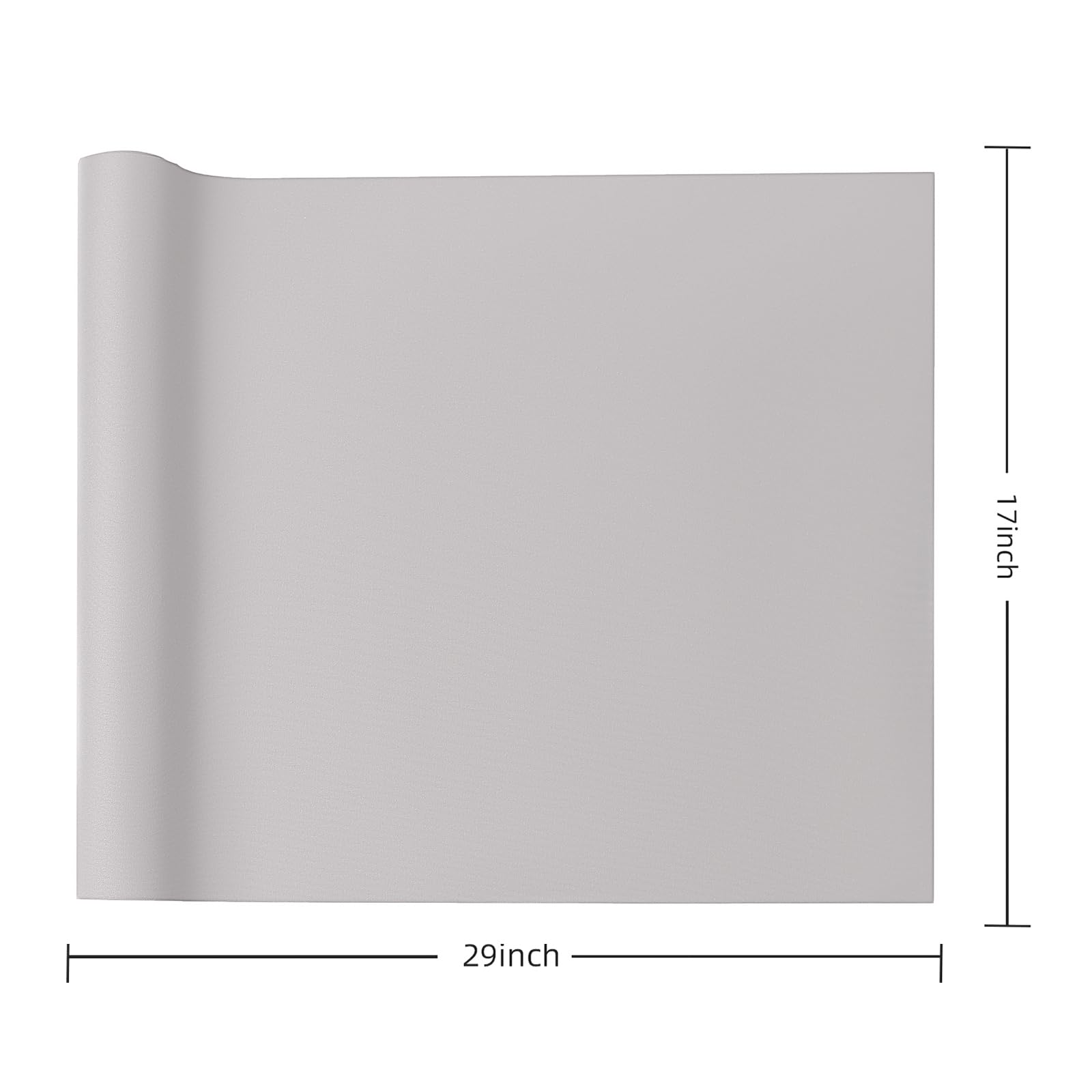 Wooqu Book Cloth, Fabric Surface and Paper Backed, Durable, Strong, 17x29”, for Book Binding Light Gray - Image 4
