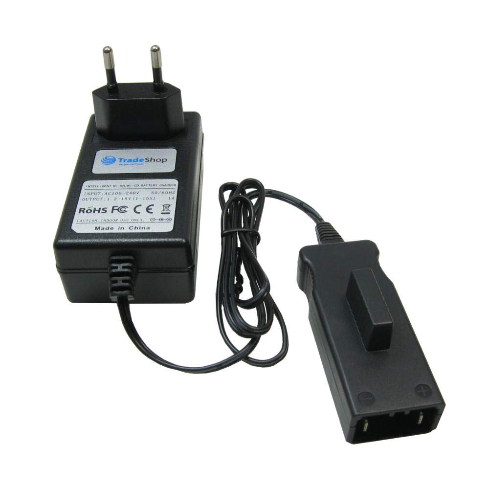 Trade-Shop Caricatore batteria NI-MH da 18 V per tagliasiepi Gardena 8834 8834-20 648844 648872 EasyCut 42 Accu (8872) Turbotrimmer SmallCut 300 Accu (8844)