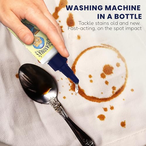 Image of Grandma's Secret Spot Remover - Chlorine, Bleach and Toxin-Free Fabric Stain Remover for Clothes - Removes Oil, Paint, Blood and Pet Stains - 2 Ounce, 6 Pack