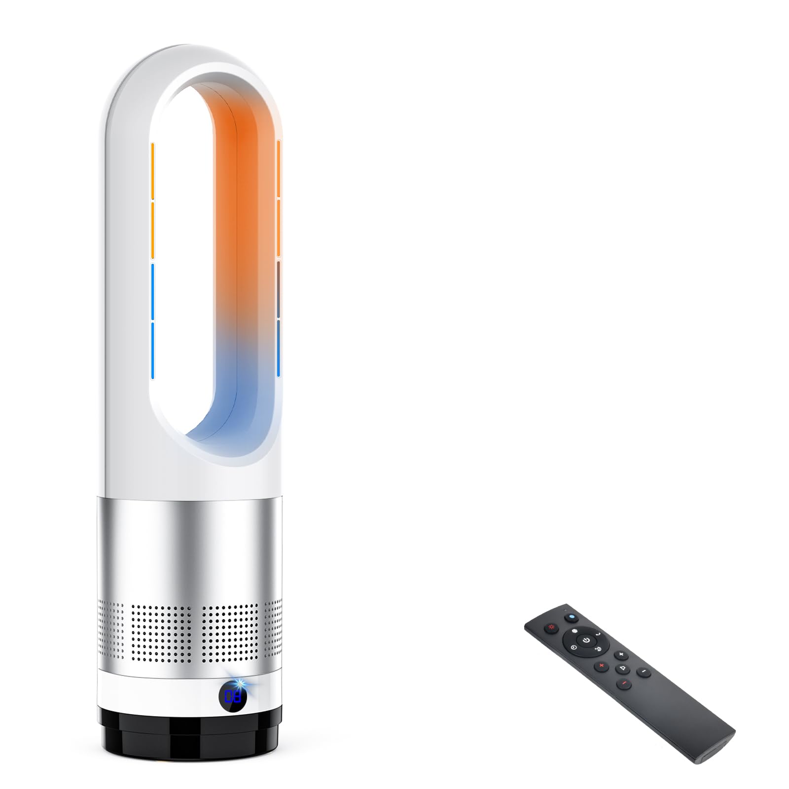 holiwil セラミックファンヒーター hot+cool 冷暖兼用 Amazon.co.jp : 【2025冷暖兼用・羽根なし】セラミックヒーター タワー