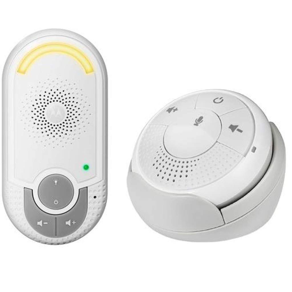 Motorola MBP140 DECT Babyphone Grau, Weiß - DECT Babyphone, 300 m, Grau, Weiß, Wechselstrom, Batterie, 68 x 68 x 32 mm