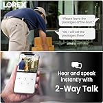 Lorex 4K Wired WiFi Smart Video Doorbell Camera w/No Subscription Fee - Smart Security Lighting, Night Vision, Motion Detection, Requires Existing Wiring (White) - Image 5