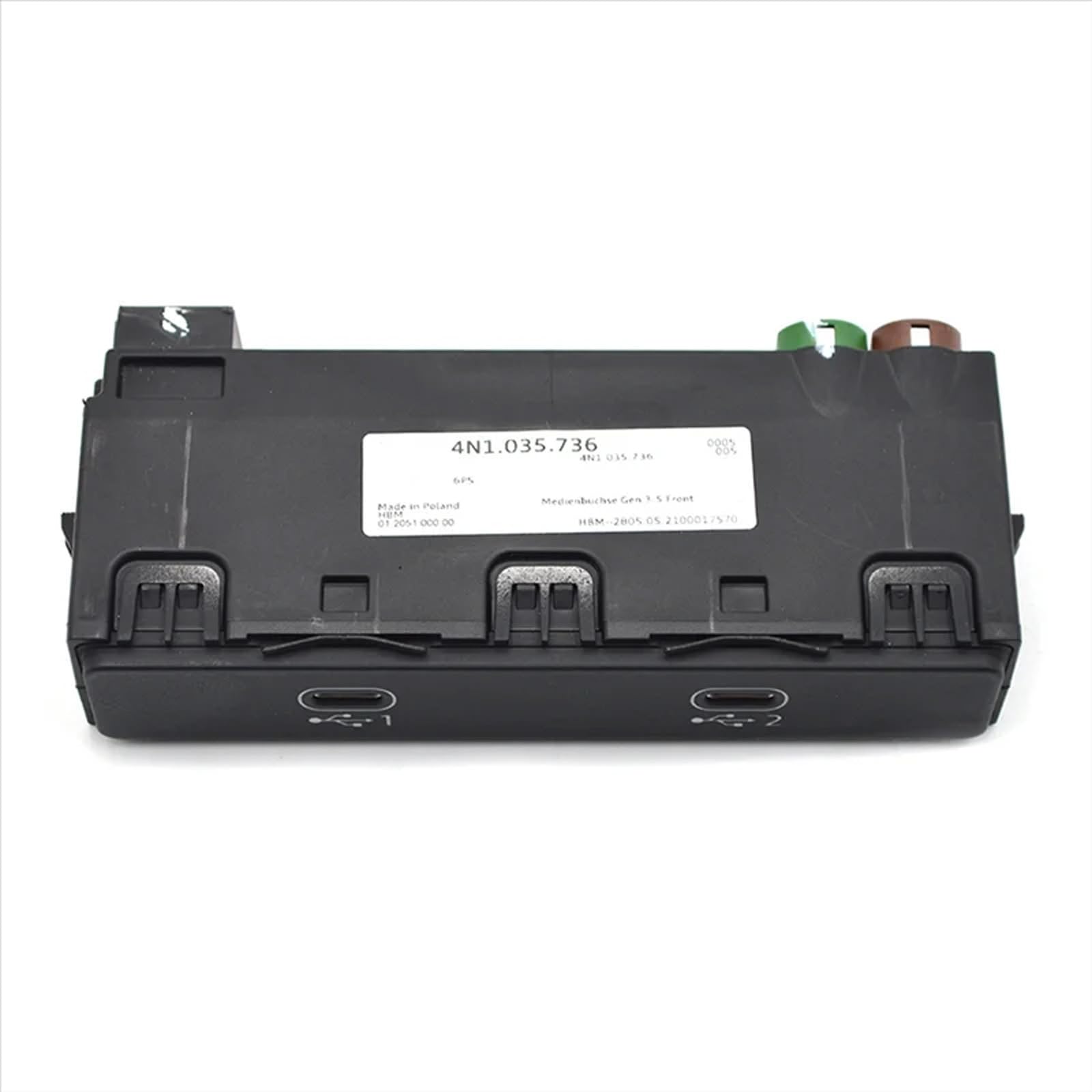 Modulo porta di ricarica per console centrale per presa di ricarica 2019-2024 4N1035736 035 736 sostituzione Type-C doppia presa