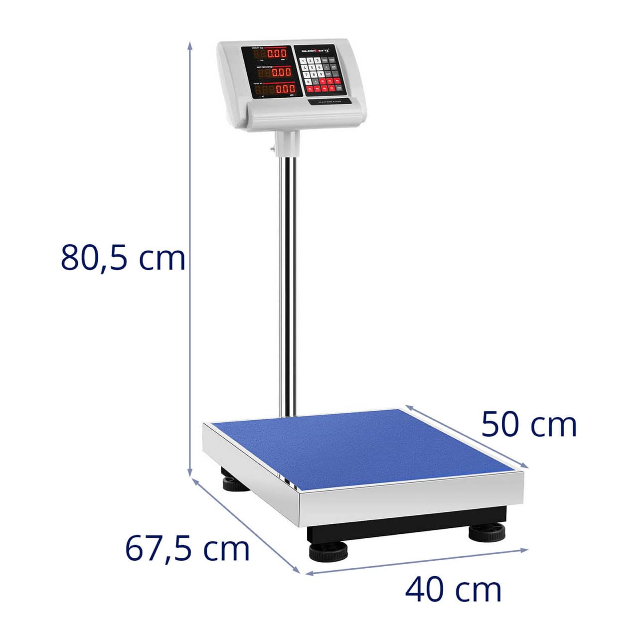 Steinberg Systems Báscula De Plataforma Industrial SBS-PF-300/50A 300 kg 50 g 40 x 50 cm