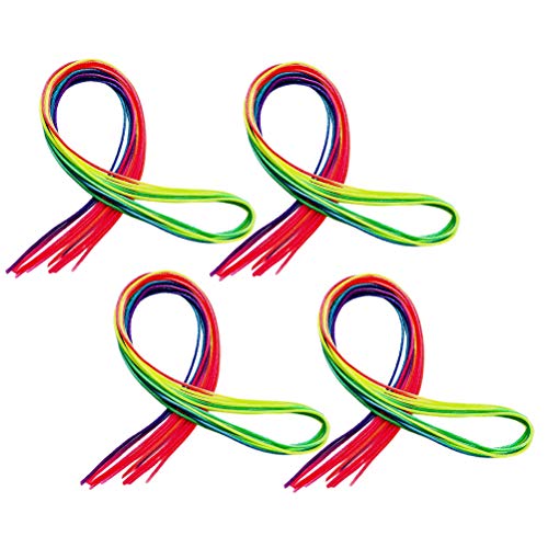 FRCOLOR 60 stks Kleurrijke Gevlochten Haar Touw Modieuze Vlechten Haar Lint Haar Decor - Image 7