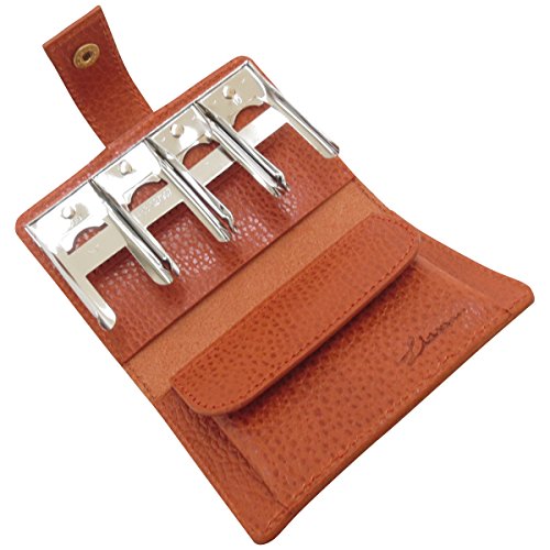 LITSTA Coin Wallet2 コインホルダー付き小銭入れ オレンジ Orange イタリアンレザー(dollaro)