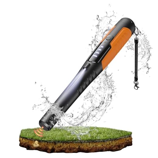 Metal Detector Pinpointer, JKUSS 4 Modes Search Treasure Pinpointing Finder Probe with LCD Display, Professional Waterproof Handheld Pin Pointer Wand, Metal Detector for Adults, Kids