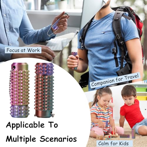 Image of Little Ouchies Pain Fidget, Portable Stim Tools for Adults, 3D Printed Fidget Toys for Anxiety and Stress Relief (2Pcs-llhl Rotation)