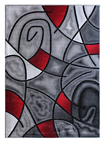 Masada Rugs Tapete 8 Feet x 10 Feet Rojo Gris Negro miniatura 3