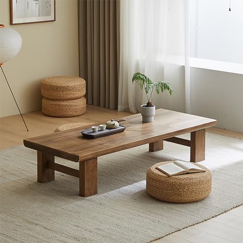 Table d'autel basse pour la méditation en bois massif contre le stress
