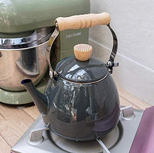 Simple And Creative Cast Iron Set Enameled Simple And Creative Kettle Simple And Creative Kettles 2.2L Porcelain Enameled Tea Simple And Creative Kettle Thick Flower Simple And Creative Kettle Coffe #TOP4