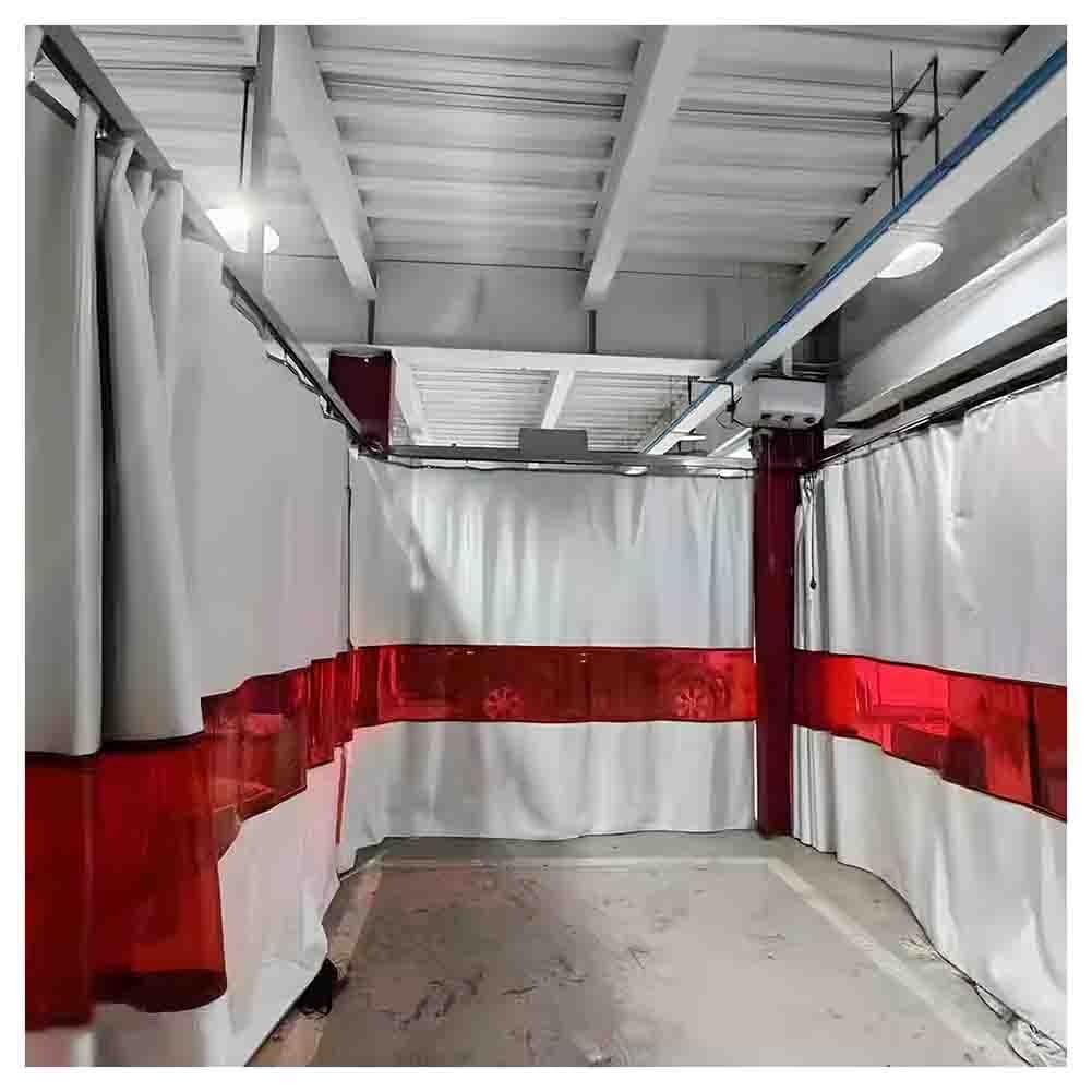 Schweißschutzvorhang mit transparentem Fenster, feuerhemmende Schweißdecke, 1 Stück(4X3.0m)