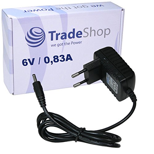 Netzteil Ladekabel Ladegerät 6V/0,83A (830mA) 3,5mm x 1,2mm für Babyphone Babyfon Philips Avent SCD600 SCD600/00 Baby-Einheit ersetzt