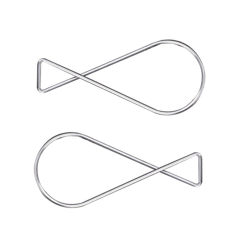 TSJ Suspended Ceiling Hooks with Clip for Teachers Hanging in Classroom Drop Ceiling Tile Grid 100 CT