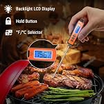 TempPro TP01A Digital Meat Thermometer with Super Long Probe, Kitchen Food Instant Read Thermometer for Cooking Liquid Deep Frying Oil Candy Brewing Wine Making (Previously ThermoPro)