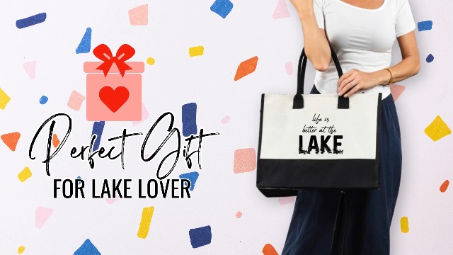 Bolsa Tote Canvas InnoBeta Lake con cierre y correa miniatura 7