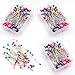 300PCS Sewing Pins for Fabric, Straight Pins with Glass Ball Heads, Multicolor Corsage Stick Pins for Dressmaker