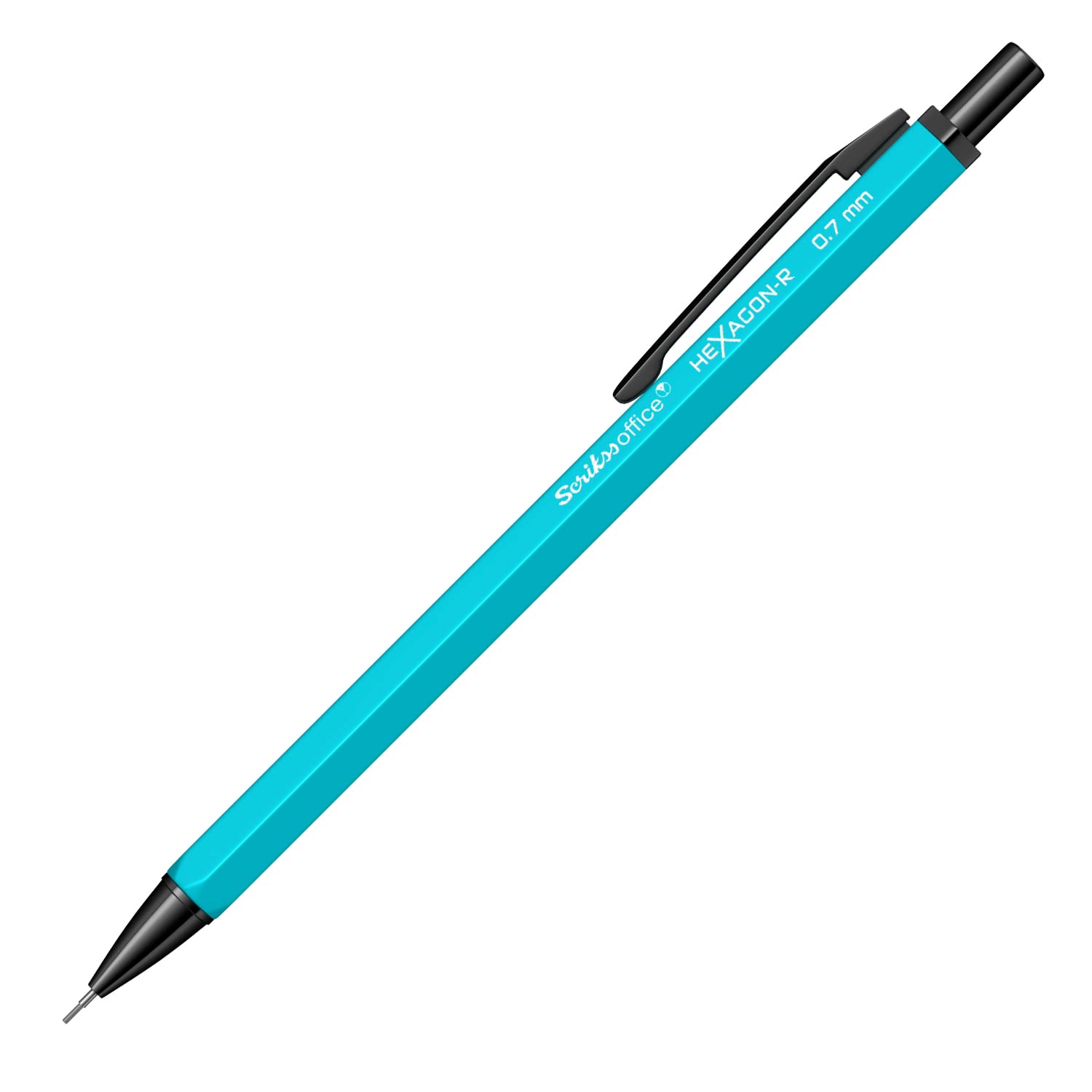 Scrikss Office Hexagonr Mekanik Kurşun Kalem Turkuaz 0.7 Mm