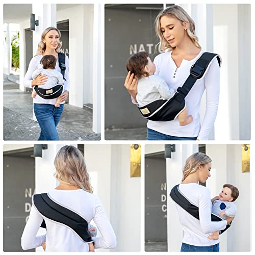 Shiaon Toddler Sling Carrier Lightweight Baby Carrier Sling Baby Hip Carrier With Hip Seat Carrier For Toddler thumb #3