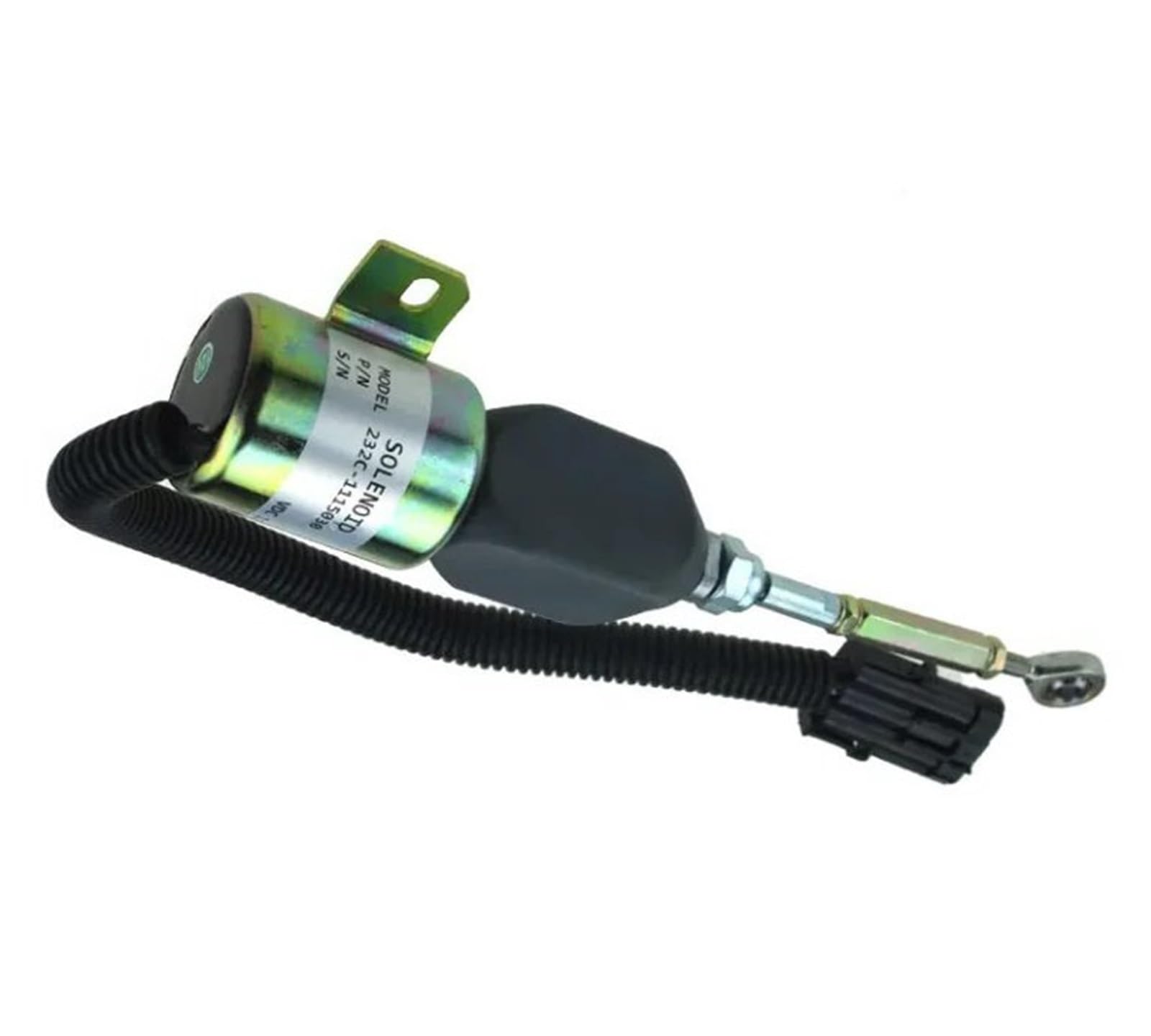 Solenoide de parada Válvula solenoide de corte de combustible 232C-1115030, 24 V, para motor diésel, generador, repuestos Solenoide de corte de combustible