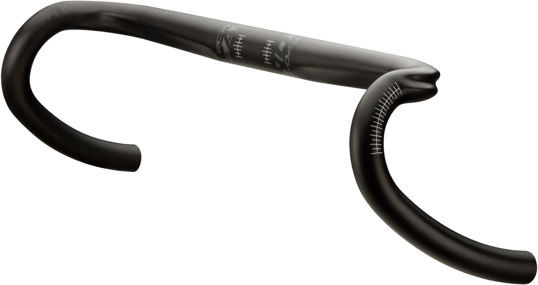 EC70 AX Carbon Road Handlebar: 31.8 x 46cm, 16 Degree Flare, Black