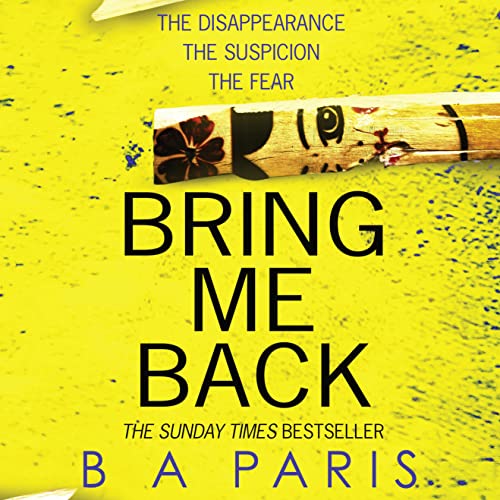 Diseño de la portada del título Bring Me Back
