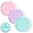 WeeSprout Suction Plates for Babies With Lids & Toddlers - 100% Silicone, Dinnerware Stays Put, Divided Design for Picky Eaters, Microwave & Dishwasher Friendly, 3 Pack