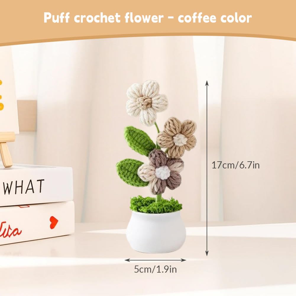 Amazon.com: IYUNMEI Crochet Flowers,Crochet Flower Bouquet,Cute