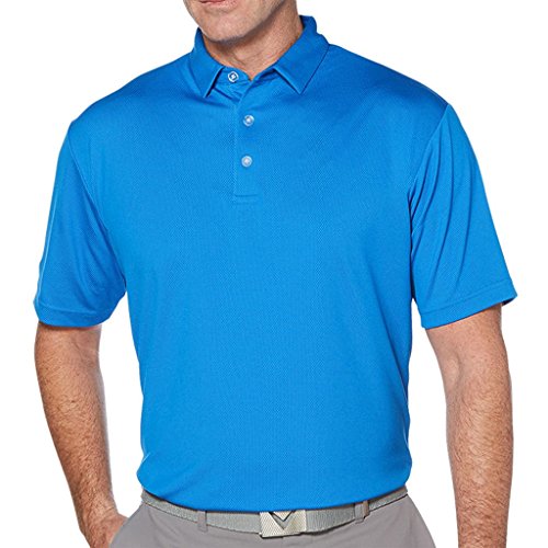 Polo golf Callaway homme anti-transpiration Opti-Dri violet oeil de perdrix S