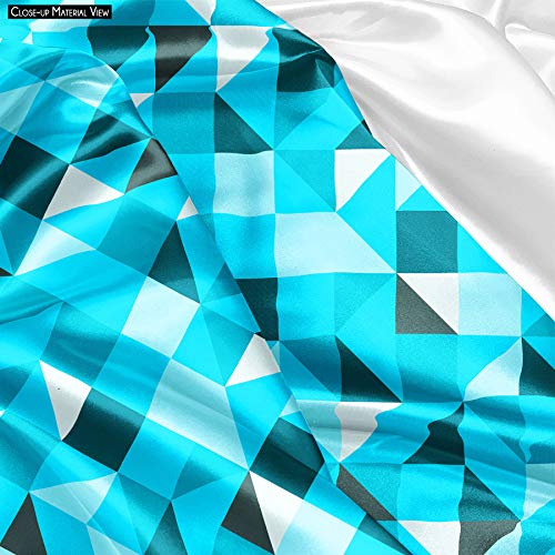 Image of ArtzFolio Blue Triangle | Pouch Wrist Potli Bag | Bag for Weddings & Casual Parties