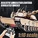 Ferthor Fun Heng Long RC Tank 1/16 Scale 2.4ghz US M1A2 Abrams Army Tank Model,Remote Control Tanks with Sound and Light,Military Tank RC All Terrain Off-Road for Adults or Military Fans Age 14+