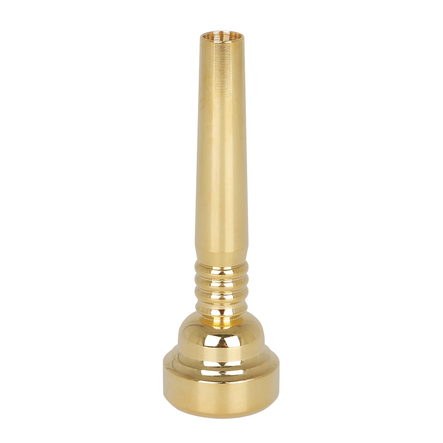 RuiJOTWAT Brass instrument trumpet mouthpiece brass gold-plated 17C trumpet mouthpiece beginner playing 17C trumpet mouthpiece trumpet mouthpiece - Image 2
